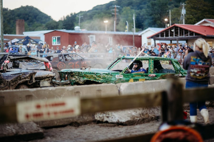 Demolition Derby - Highland County Fair - Monterey, Virginia