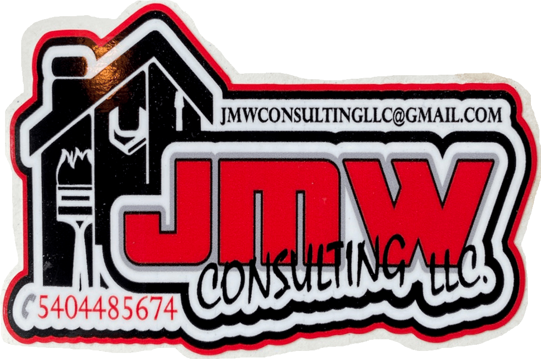 JMW Consulting logo with contact info