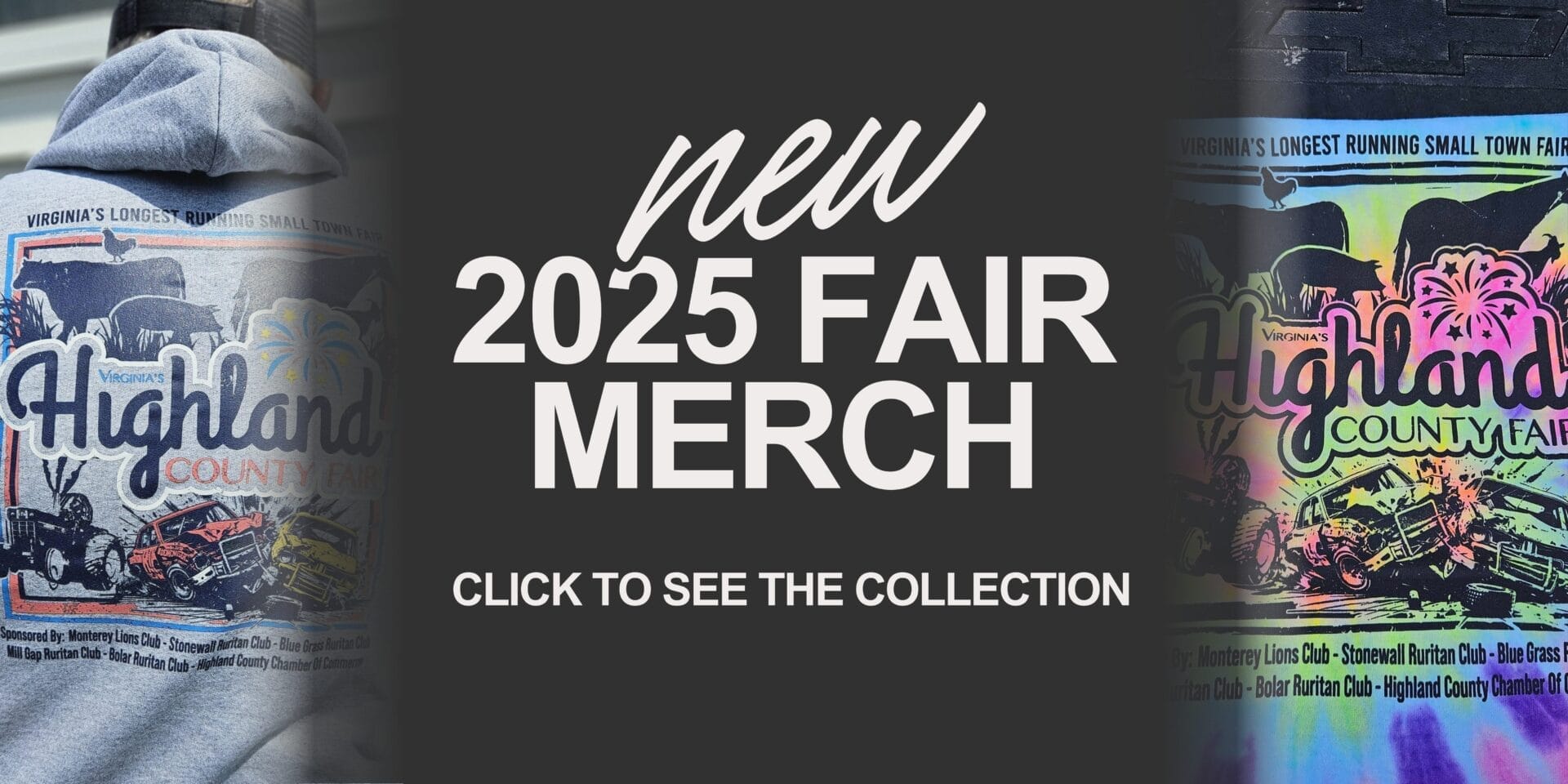 New 2025 Fair Merch, Click to see the collection.